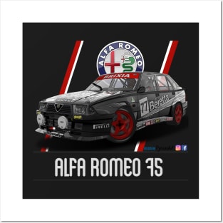 Alfa Romeo 75 Beretta Posters and Art